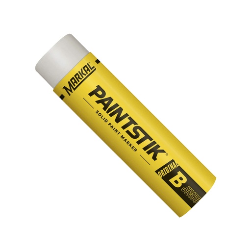 [201-18-08-724] MARCADOR TIPO "B" COLOR BLANCO PAINSTIK JUMBO 1" X 4-3/4" MARKAL