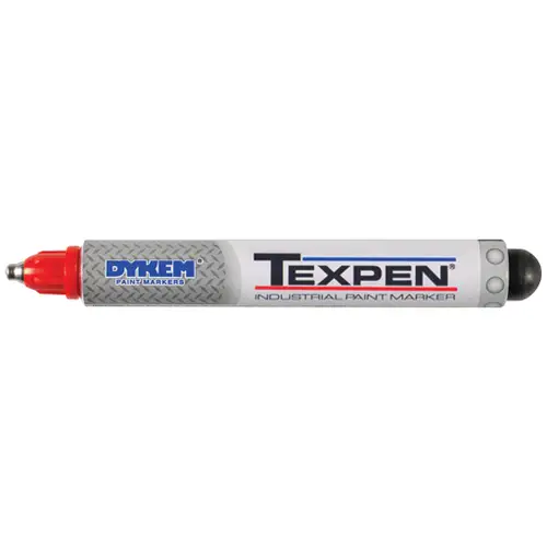 [900-18-08-496] MARCADOR TEXPEN PUNTA MEDIANA ROJO, MARCA DYKEM