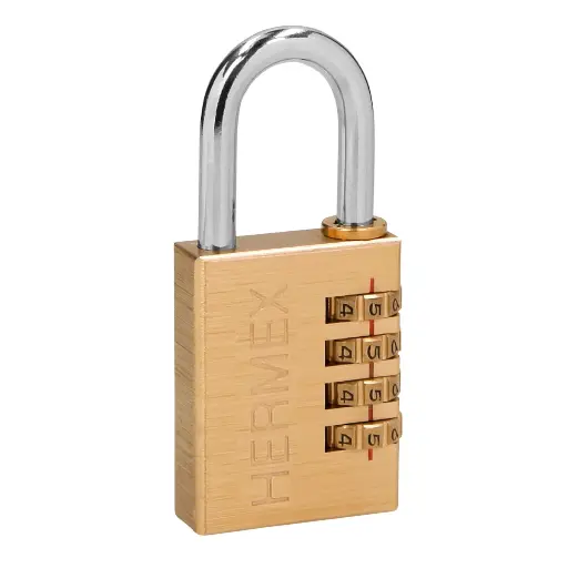 [057-15-17-007] CANDADO DE LATON, 40 MM DE COMBINACION