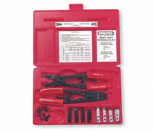 [065-06-44-036] JUEGO DE PINZAS PARA CANDADOS CON PUNTAS INTERCAMBIABLES