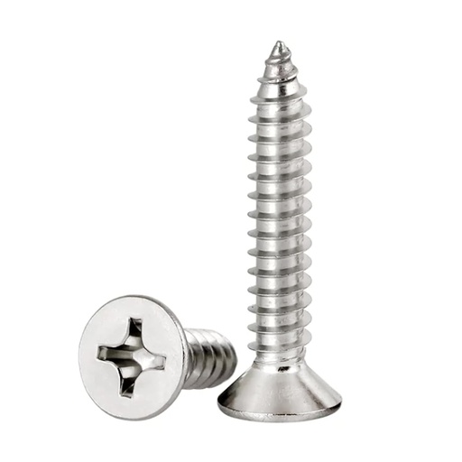 [081-25-42-052] TORNILLO PARA MADERA CABEZA PLANA # 9 X 50 MILIMETROS