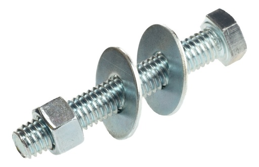 [122-25-50-901] TORNILLO SOCKET GALV. STD. 5/32X1" CON TUERCA Y RONDANA PLANA