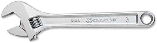 [123-06-52-034] LLAVE AJUSTABLE 10 CROMADA