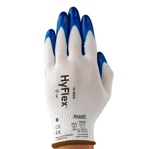 [501-03-16-721] GUANTE HYFLEX CON PALMA DE NITRILO TALLA 8 ANSELL