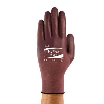 [501-03-16-751] GUANTE HYFLEX COLOR VINO TALLA 8 ANSELL