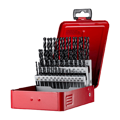 [095-07-06-049] JUEGO DE BROCAS NUMERICAS #1- #60 60 PIEZAS