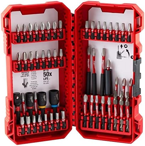 [108-09-45-095] JUEGO DE BROCAS PARA DESTORNILLADOR SHOCKWAVE IMPACT DUTY DE 54 PIEZAS MILWAUKEE 48-32-4010