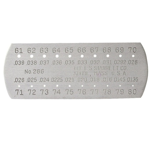 [137-08-18-015] CALIBRADOR DE BROCAS 286