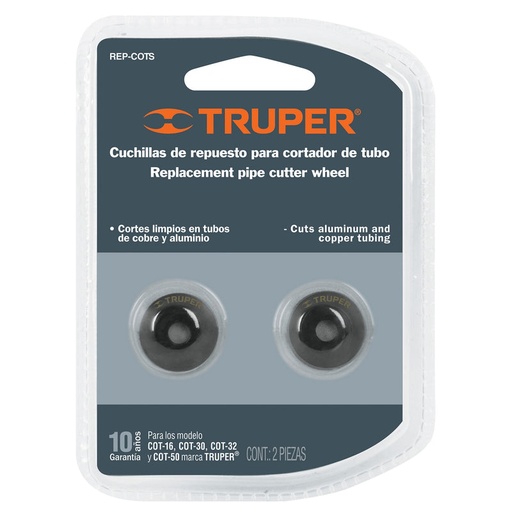 [057-09-32-016] BLISTER CON 2 CUCHILLAS PARA CORTADOR DE TUBO COT-30X