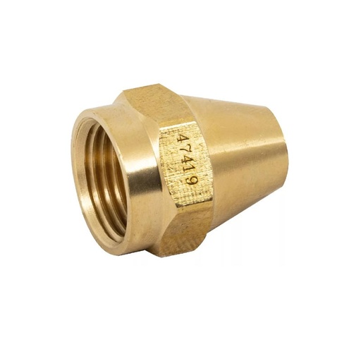 [312-22-23-005] TUERCA CONICA DE BRONCE 3/8  CORTA