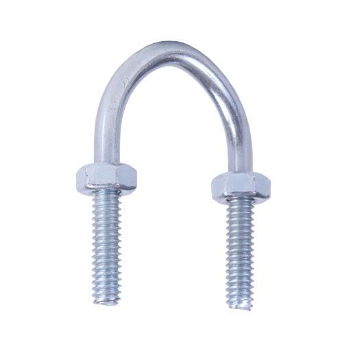 [273-19-01-022] ABRAZADERA TIPO "U" 1" C/TUERCAS DE 1/4