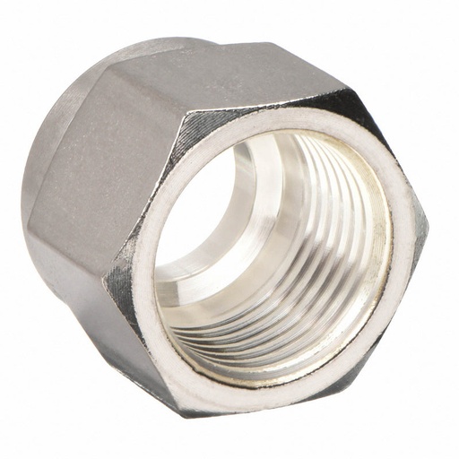 [699-22-48-536] TUERCA DE ACERO INOXIDABLE PARA TUBING DE 1/4"