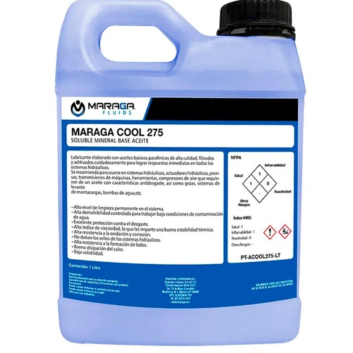 [048-23-10-006] SOLUBLE BASE ACEITE MARAGA COOL 19 LTS