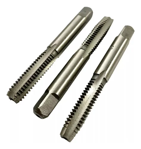 [066-07-41-022] JUEGO DE MACHUELOS ACERO CARBON 9/16-18NF