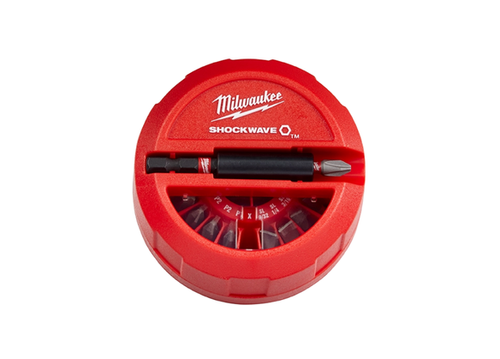 [108-09-49-123] JUEGO DE 22 PIEZAS EN ESTUCHE REDONDOSHOCKWAVE MILWAUKEE 48-32-4012