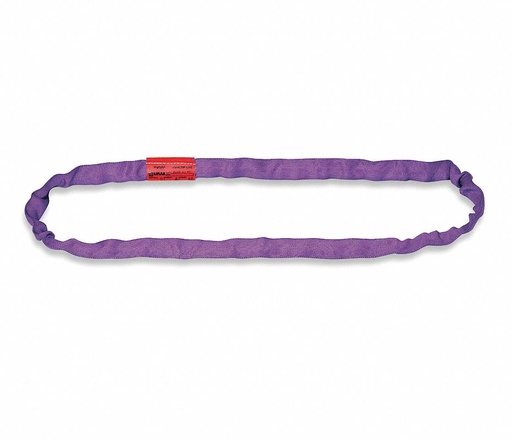 [061-12-06-118] ESLINGA REDONDA SIN FIN, 4 PIES, CAPACIDAD DE CARGA EN VERTICAL 1,179 KGS COLOR VIOLETA