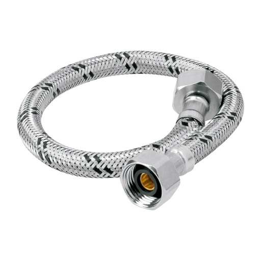 [073-22-47-112] MANGUERA ACERO LAVABO 1/2 X 1/2 40 CM