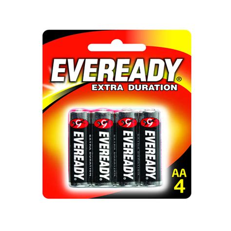 [040-19-61-122] PILA AA 1215BP-4 EXTRA DURACION  EVEREADY BLISTER C/4 PIEZAS