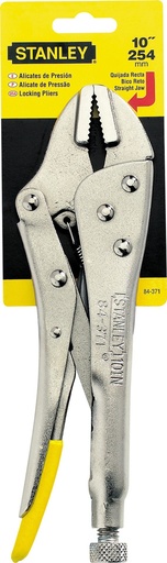 [054-00-12-012] PINZA DE PRESION DE MORDAZA RECTA DE 10" LARGO