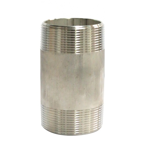 [094-22-48-056] NIPLE ROSCADO 2" X 4" ACERO INOXIDABLE