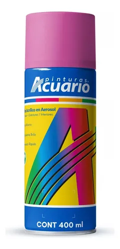 [ESMALTE ACRILICO EN AEROSOL ROSA MEXICANO] AEROSOL ACUARIO ROSA MEXICANO 400ML