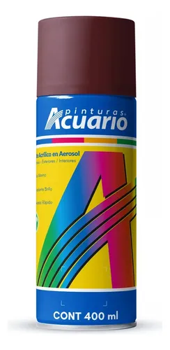 [ESMALTE ACRILICO EN AEROSOL ROJO OXIDO] AEROSOL ACUARIO ROJO OXIDO 400ML