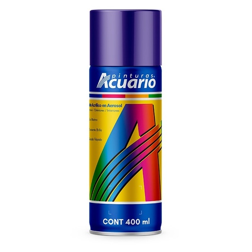 [ESMALTE ACRILICO EN AEROSOL VIOLETA] AEROSOL ACUARIO VIOLETA 400ML