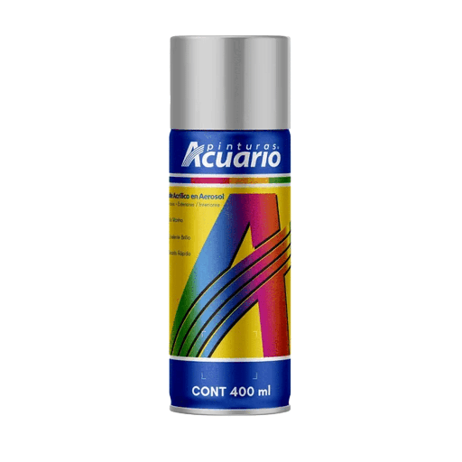 [ESMALTE ACRILICO EN AEROSOL ALUMINIO] AEROSOL ACUARIO ALUMINIO 400ML