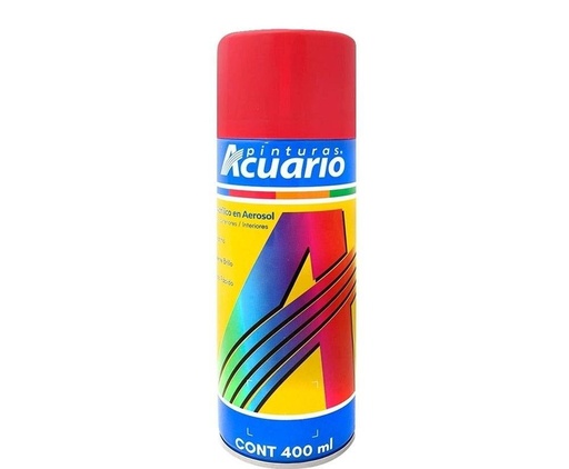 [ESMALTE ACRILICO EN AEROSOL ULTRA ROJO] AEROSOL ACUARIO ULTRA ROJO 400ML