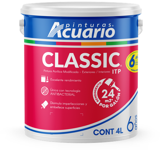 [VA400TABACO] CLASSIC PINTURA VINIL ACRILICA TABACO 4L