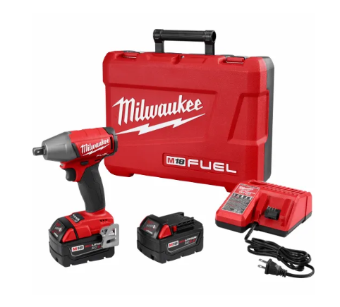 [108-00-16-027] Kit Llave de Impacto Compacta M18 FUEL™ de 1/2" con Retención de Pasador