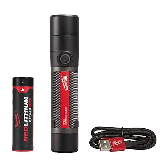 [108-12-09-031] Linterna Compacta de 800 L Recargable Mediante USB